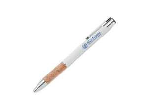 The Eco-Grip Cork Pen (White)